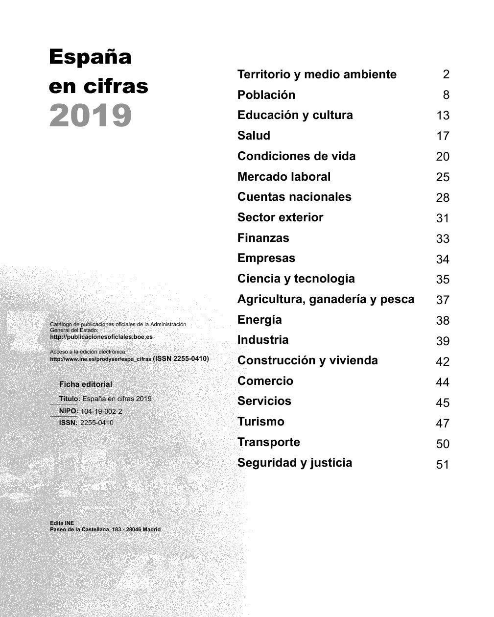 España en cifras 2019
