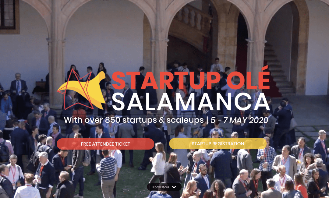 Una nueva edición de Startup Olé 2020 pretende convertir a Salamanca en un referente en el emprendimiento y desarrollo de Startups en Europa.
